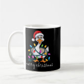 Mug Funny Tired Goose Christmas Lights Silly Holiday F (Gauche)