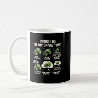 Mug Funny Tracteurs amoureux 6 choses que je fais dans