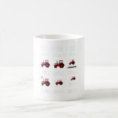 Mug Funny Tracteurs amoureux 6 choses que je fais en M (Centre)