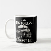 Mug Funny Train Big Boilers Steam Locomotive Freight  (Gauche)