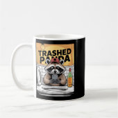 Mug Funny Trashed Panda Raccoon Gets Drunk  (Gauche)