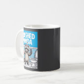 Mug Funny Trashed Panda Raccoon Gets Drunk  (Devant gauche)