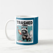 Mug Funny Trashed Panda Raccoon Gets Drunk  (Gauche)