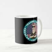 Mug Funny Trauma Llama Prévention Unit Médicale Tri-Bl (Devant droit)