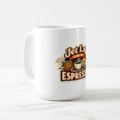 Mug  Funny Travel Coffee Lover Hat (Devant gauche)