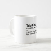 Mug Funny Triathlon (Devant gauche)