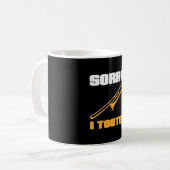 Mug Funny Trombone Désolé d'avoir pris de la musique m (Devant gauche)