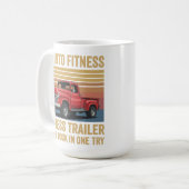 Mug Funny Trucker Pun Fitness Whole Trailer in The Doc (Devant gauche)