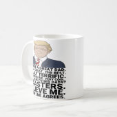 Mug Funny Trump Fête des pères et cadeau d'anniversair (Devant gauche)