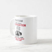 Mug Funny Trump Greatest Firefighter Personnalisé (Devant gauche)