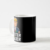 Mug Funny Trump Master Builder Blocs Cadeau (Devant gauche)