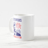 Mug Funny Trump Quote Fireworks 4th Of July  (Devant gauche)