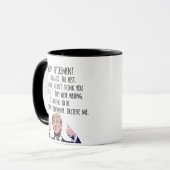 Mug Funny Trump Retirement, MAGA Political Humor (Devant gauche)