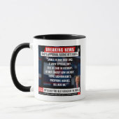 Mug Funny Trump Speech Best Dad Breaking News Parody (Gauche)