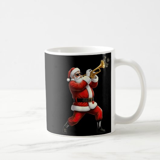 Mug Funny Trumpet Santa Christmas Graphic Player Trump (Droite)