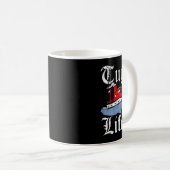Mug Funny Tugboat TUG LIFE remorqueur (Devant droit)