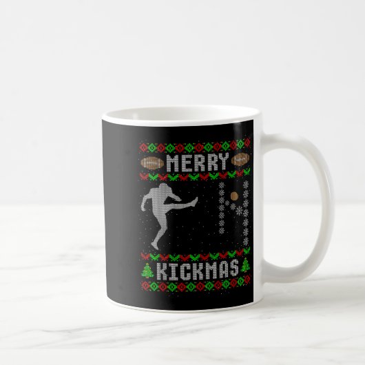 Mug Funny Ugly Christmas Football Srt Team Kicker (Droite)