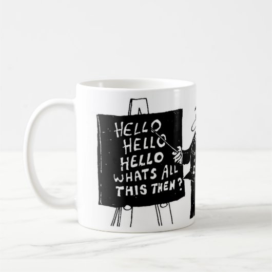 Mug Funny UK Police Training School (Gauche)