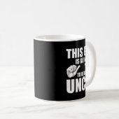 Mug Funny Uncle Design For Uncle Men First Time Uncle (Devant droit)