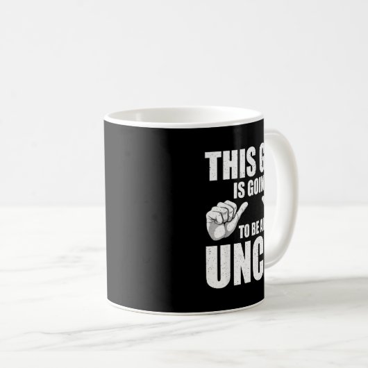 Mug Funny Uncle Design For Uncle Men First Time Uncle (Devant droit)