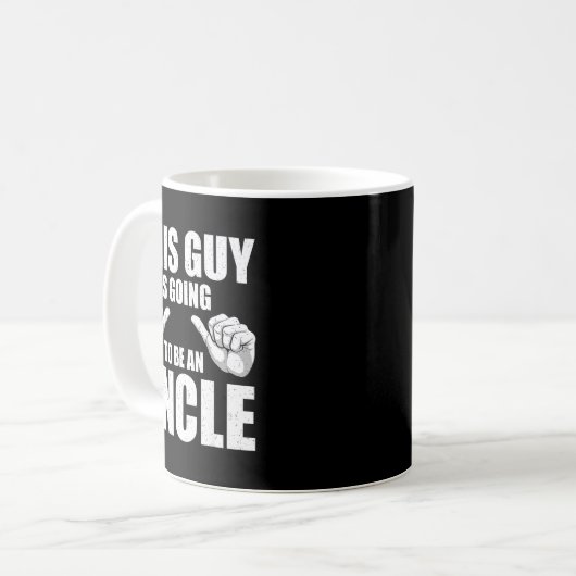 Mug Funny Uncle Design For Uncle Men First Time Uncle (Devant gauche)