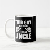 Mug Funny Uncle Design For Uncle Men First Time Uncle (Gauche)