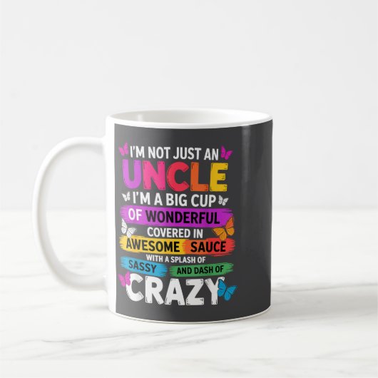Mug Funny Uncle Quote Sy Cool Uncle Men  (Gauche)