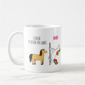 Mug Funny Unicorn Mère En Droit Mariage Faveur (Gauche)