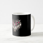 Mug Funny Valentines Day Boston Terrier Heart Chift Ca (Devant droit)