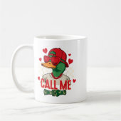 Mug Funny Valentine's Day Boy Duck Hunting Call Me Tod (Gauche)