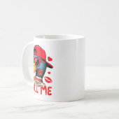 Mug Funny Valentines Day Call Me Duck Hunting Men Wome (Devant gauche)