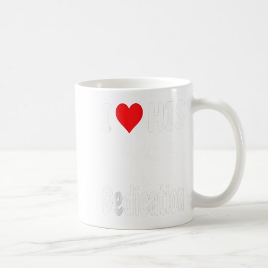 Mug Funny Valentine's Day Couple Matching I Love His D (Droite)