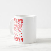 Mug Funny Valentine's Day Cud Says Six Seven Meme Girl (Devant gauche)