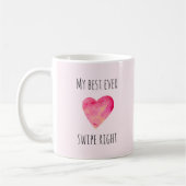Mug Funny Valentines Day Swipe Dates de droite (Gauche)
