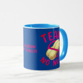Mug Funny Valentines Équipe Pas De Noix Cadeau Pour El (Devant droit)