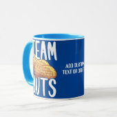Mug Funny Valentines Team Nuts Cadeau Pour Lui (Devant gauche)