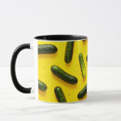 Mug Funny Végétarien Cool Vert Frais Concombre (Gauche)