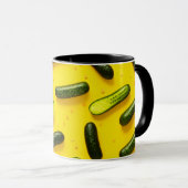 Mug Funny Végétarien Cool Vert Frais Concombre (Devant droit)