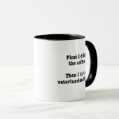 Mug Funny Vétérinaire du café (Devant droit)
