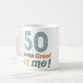 Mug Funny Vintage 50e anniversaire (Devant gauche)