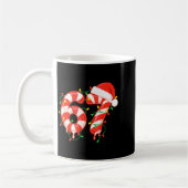 Mug Funny Viral Christmas 67 Candy Canes Meme Santa Ho (Gauche)