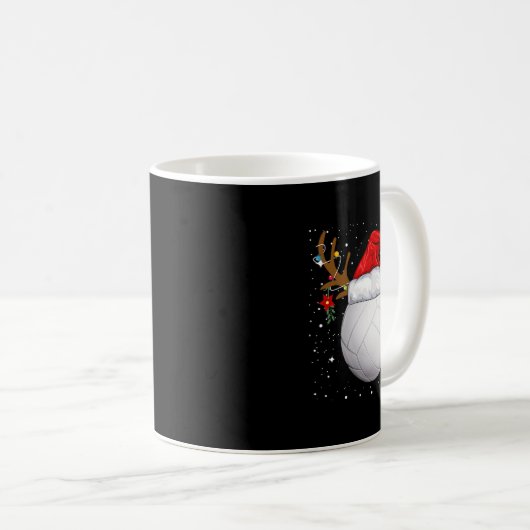 Mug Funny Volley Santa Hat (Devant droit)