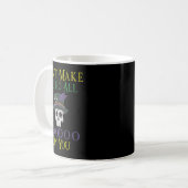 Mug Funny Voodoo Quote - Witch Doctor Skull Mardi Gras (Devant gauche)