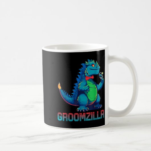 Mug Funny Weding Groomzilla Design For Party  (Droite)