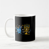 Mug Funny Weightlifting Gym Dreidel Menorah Hanukkah W (Gauche)