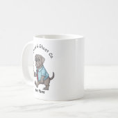 Mug Funny Weimaraner Dog Business Suit Coffee  (Devant gauche)