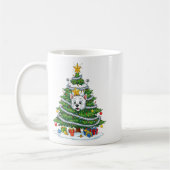 Mug Funny West Highland White Terrier Dog Christmas Tr (Gauche)