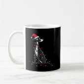 Mug Funny Whippet Christmas Graphics Dog Lights Lover  (Gauche)