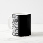 Mug Funny Winter Sport Snow Ski de fond Aspa (Devant gauche)