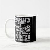 Mug Funny Winter Sport Snow Ski de fond Aspa (Gauche)